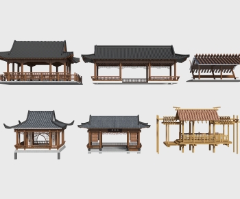 Chinese Style Ancient Architectural Buildings-ID:127310043