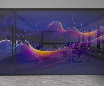 Modern Glass Screen Partition-ID:103641039