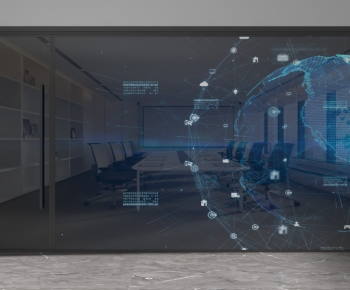 Modern Glass Screen Partition-ID:360682019