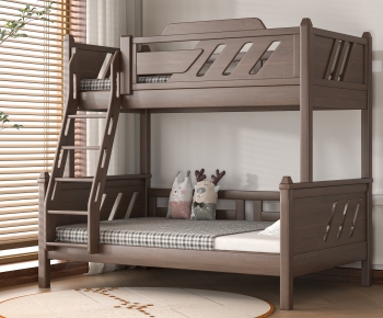 Modern Bunk Bed-ID:514353994