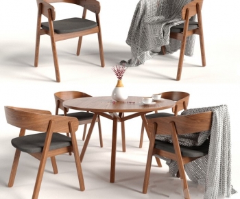 New Chinese Style Dining Table And Chairs-ID:284769067