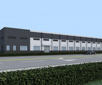 Modern Industrial Building-ID:878180037