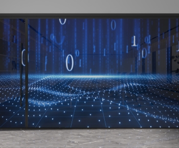 Modern Glass Screen Partition-ID:879120115