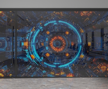 Modern Glass Screen Partition-ID:573935034