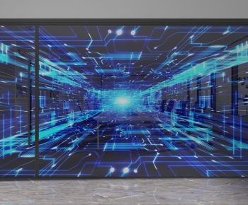 Modern Glass Screen Partition-ID:160346988