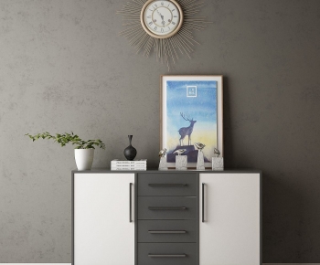 Modern Entrance Cabinet-ID:421389107