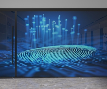 Modern Glass Screen Partition-ID:595413923