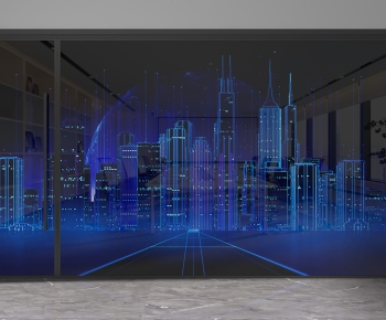 Modern Glass Screen Partition-ID:168040041