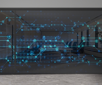 Modern Glass Screen Partition-ID:434995897