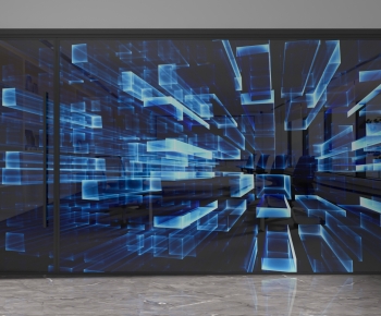 Modern Glass Screen Partition-ID:267203092