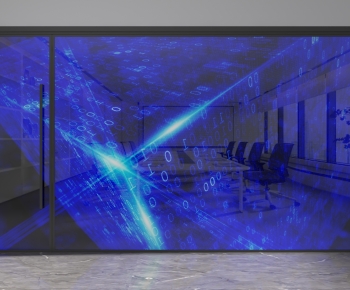 Modern Glass Screen Partition-ID:549192919