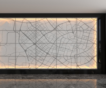 Modern TV Wall-ID:777410034