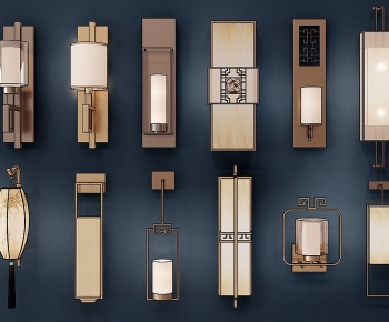 New Chinese Style Wall Lamp-ID:197484978
