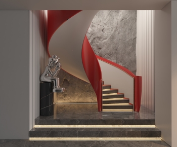 Modern Rotating Staircase-ID:276875972