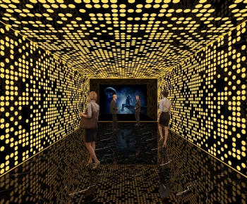 Modern Exhibition Hall-ID:347980022