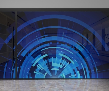 Modern Glass Screen Partition-ID:693359439