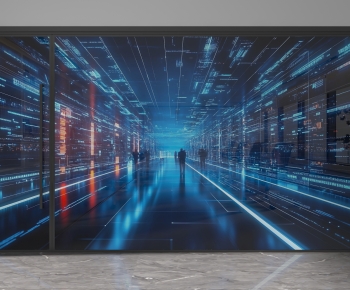 Modern Glass Screen Partition-ID:887877948