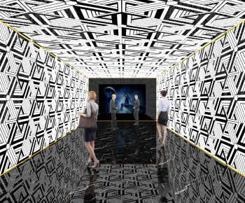 Modern Exhibition Hall-ID:473988061