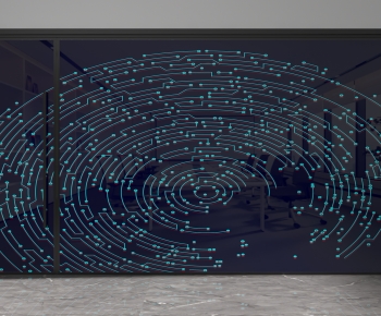 Modern Glass Screen Partition-ID:221724993