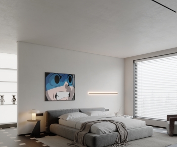 Modern Wabi-sabi Style Bedroom-ID:612817056