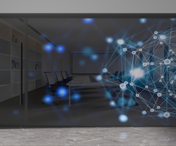 Modern Glass Screen Partition-ID:363604072