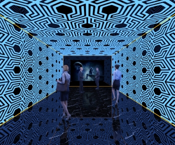 Modern Exhibition Hall-ID:477927923