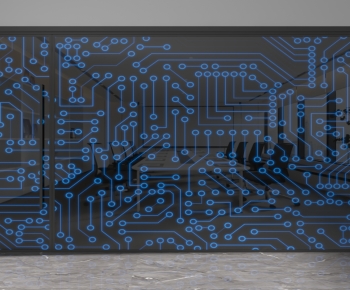 Modern Glass Screen Partition-ID:105710982