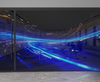 Modern Glass Screen Partition-ID:961654908