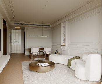 French Style A Living Room-ID:598064903