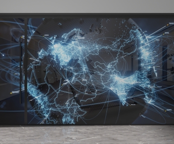 Modern Glass Screen Partition-ID:545538904