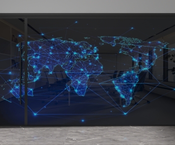 Modern Glass Screen Partition-ID:561791908