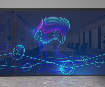 Modern Glass Screen Partition-ID:119642976