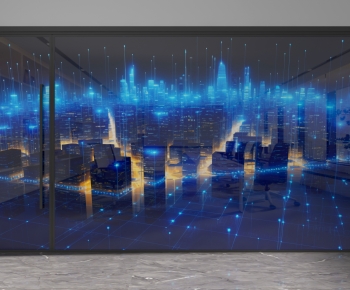 Modern Glass Screen Partition-ID:338535072