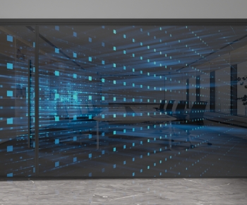 Modern Glass Screen Partition-ID:258725886