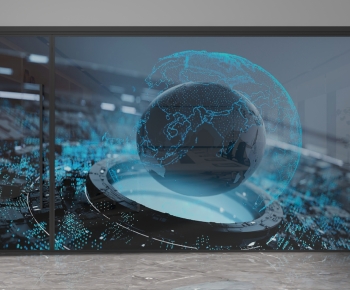 Modern Glass Screen Partition-ID:336878065