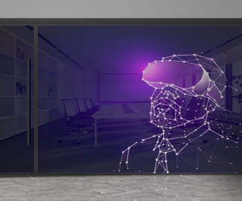 Modern Glass Screen Partition-ID:462079069