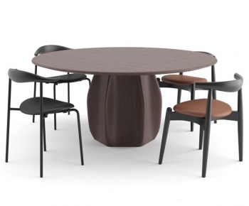 New Chinese Style Dining Table And Chairs-ID:429353004