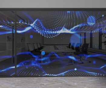 Modern Glass Screen Partition-ID:781419046