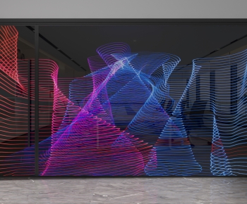 Modern Glass Screen Partition-ID:673366073