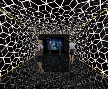 Modern Exhibition Hall-ID:283207892