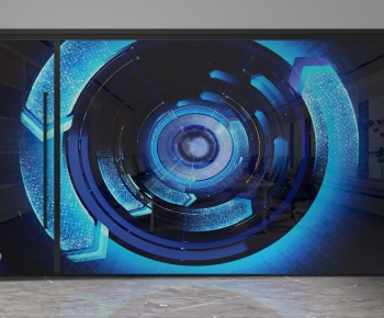 Modern Glass Screen Partition-ID:316092979