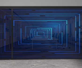 Modern Glass Screen Partition-ID:950741059