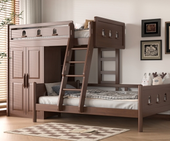 Modern Bunk Bed-ID:720457082