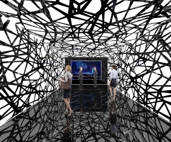 Modern Exhibition Hall-ID:361911067