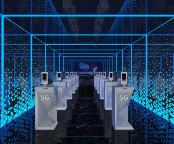 Modern Exhibition Hall-ID:129458901