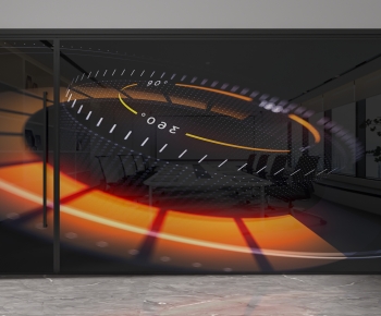 Modern Glass Screen Partition-ID:588006026