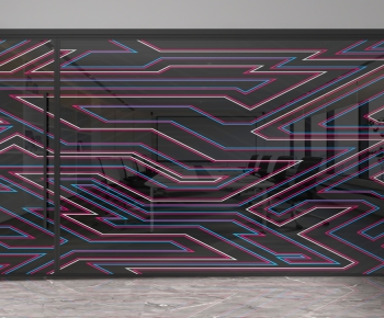 Modern Glass Screen Partition-ID:526402002