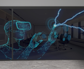 Modern Glass Screen Partition-ID:678694012