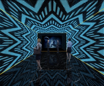 Modern Exhibition Hall-ID:448640118