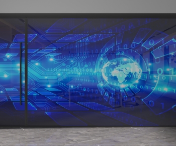 Modern Glass Screen Partition-ID:142208109